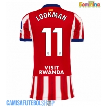 Camisa de time de futebol Atletico Madrid Ademola Lookman #11 Replicas 1º Equipamento Feminina 2026-27 Manga Curta